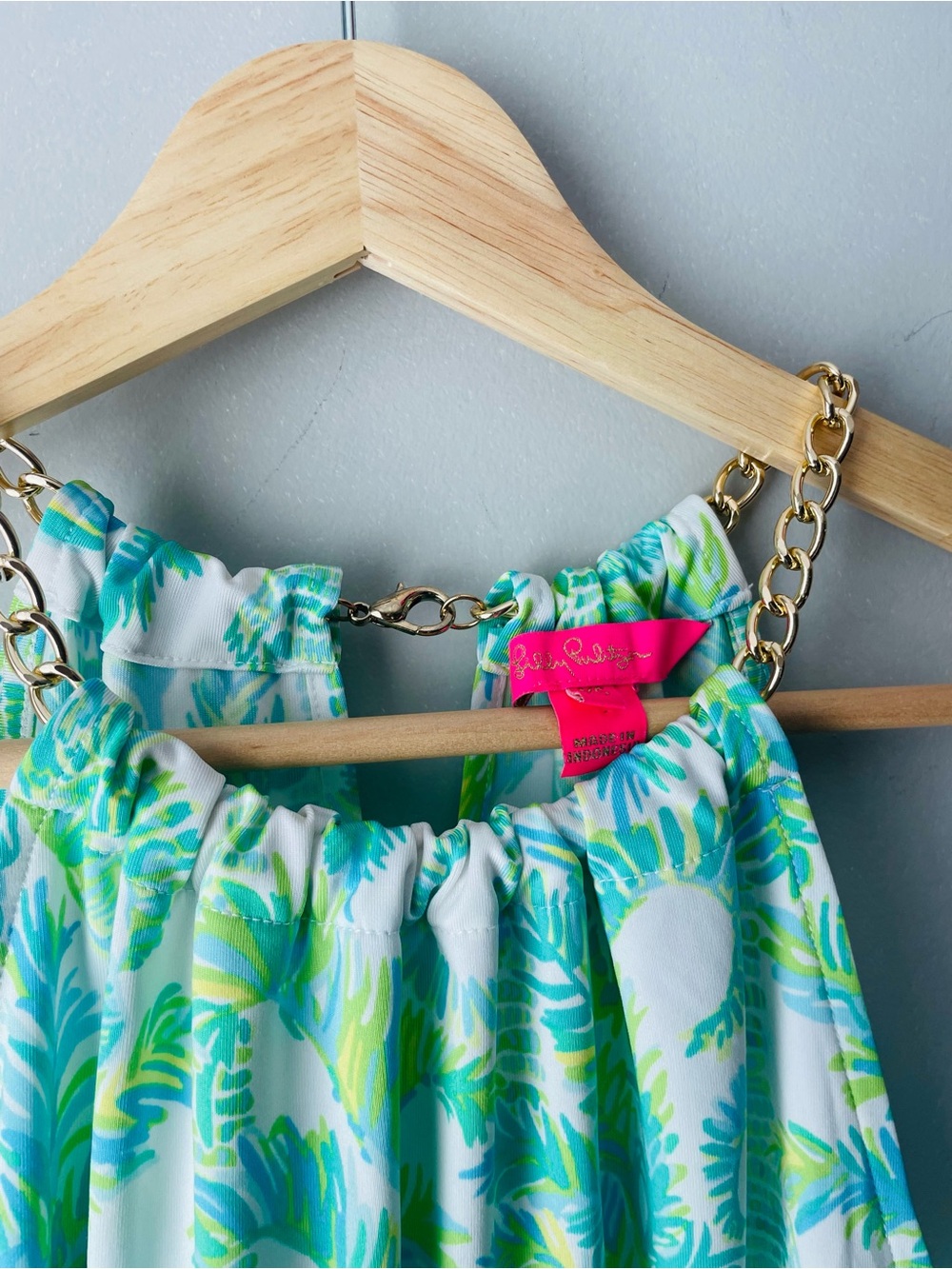 Lilly Pulitzer Gold Chain Tank - Picture 2 of 7